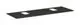 Hansgrohe-HG-Xelu-Q-Konsole-1560-550-mit-2-Ausschnitten-fuer-Aufsatzwaschtisch-mit-Hahnloch-Diamantgrau-Matt-54126910 gallery number 1